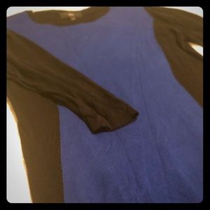 Blue & Black Sweater Dress